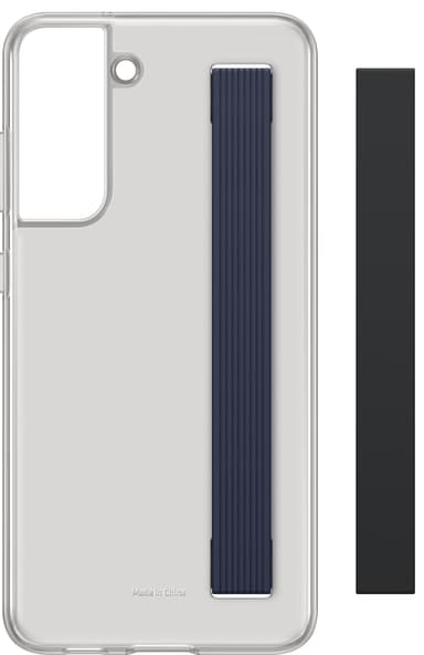 Samsung Galaxy S21 FE clear strap deksel (sort)