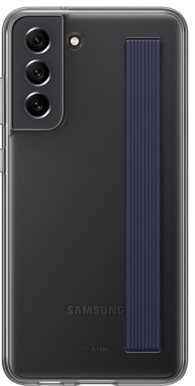 Samsung Galaxy S21 FE clear strap deksel (sort)