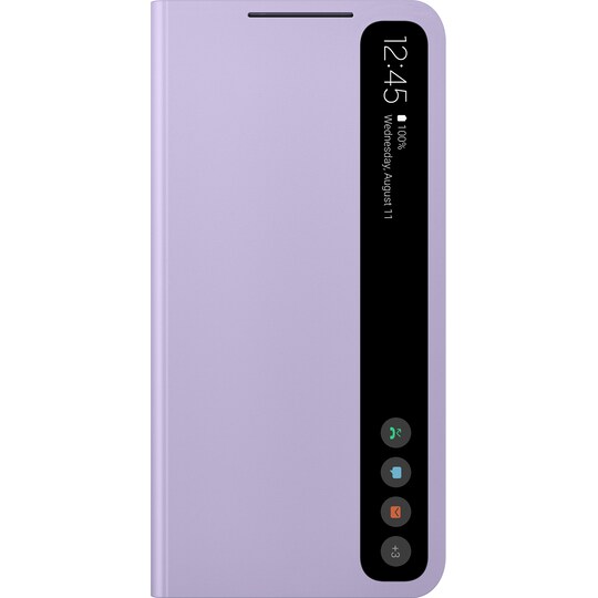 Samsung Galaxy S21 FE Clear View deksel (lavender)