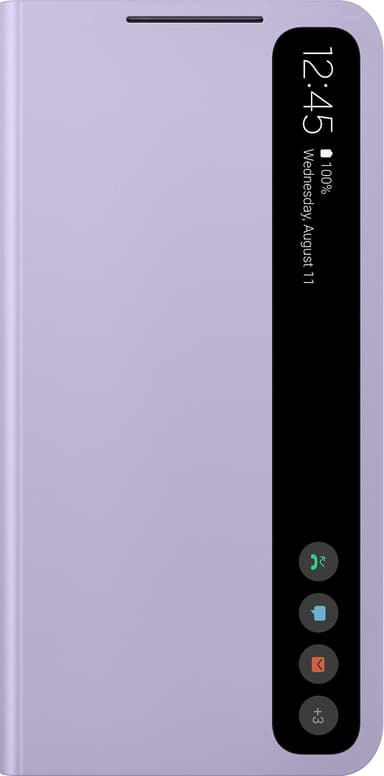 Samsung Galaxy S21 FE Clear View deksel (lavender)