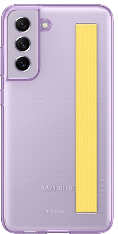 Samsung Galaxy S21 FE clear strap deksel (lavender)