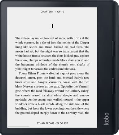Kobo Sage lesebrett (sort)
