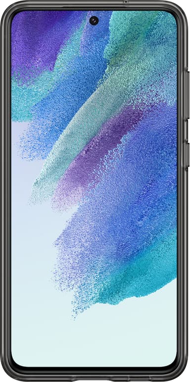 Samsung Galaxy S21 FE clear strap deksel (sort)