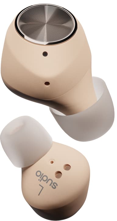 Sudio T2 helt trådløse in-ear hodetelefoner (sand)