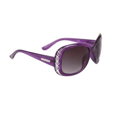 Store Rhinestone Solbriller - Lilla