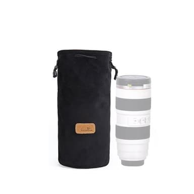 Myk Kameraveske med Fleece L 10x15 - Svart