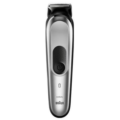 Braun Trimmer Alt-i-ett MGK7221 Driftstid (maks) 100 min, Nesetrimmer inkludert, Litiumion, Antall barberhoder/kniver 1, Svart/Grå, Våt og tørr
