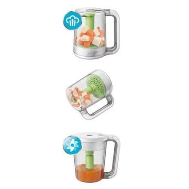 Philips kombinert dampkoker og blender Avent SCF870/20