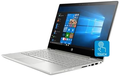 HP Pavilion x360 2-i-1-PC 14-cd0806no 14" (nat. sølv)