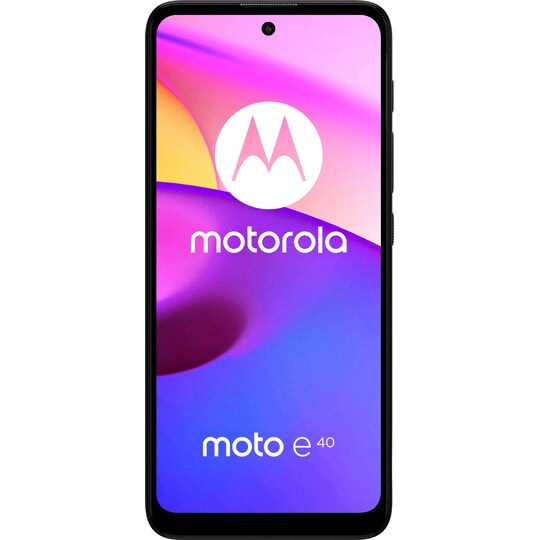 Motorola Moto E40 smarttelefon 4/64 (carbon grey)