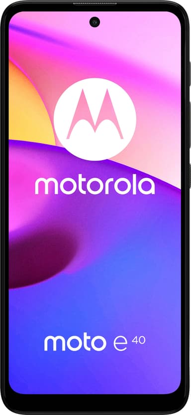 Motorola Moto E40 smarttelefon 4/64 (carbon grey)