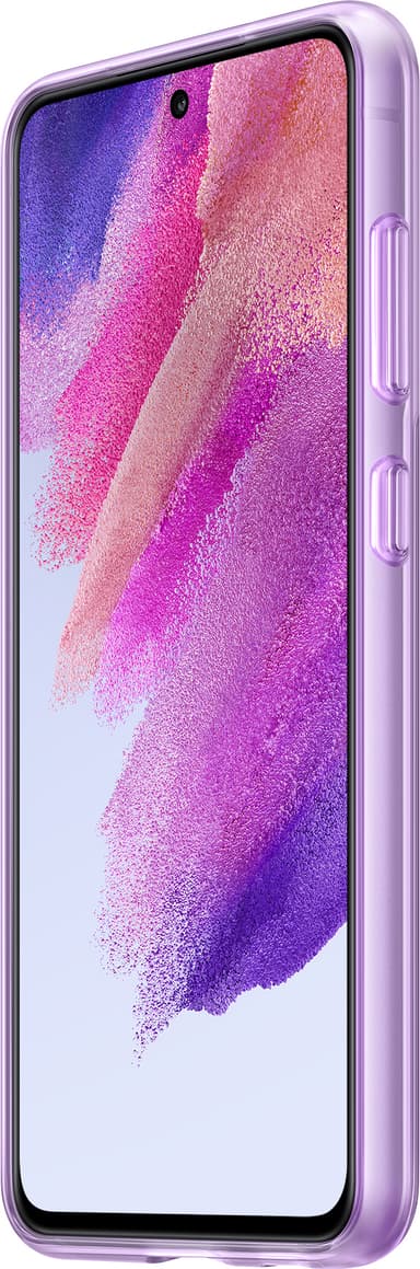 Samsung Galaxy S21 FE clear strap deksel (lavender)
