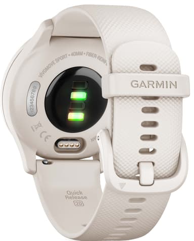 Garmin Vivomove Sport hybrid smartklokke (ivory)