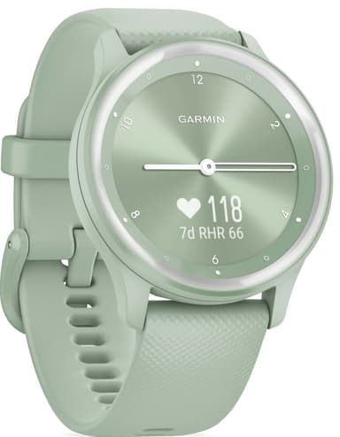 Garmin Vivomove Sport hybrid smartklokke (mint green)