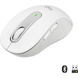 Logitech Signature M650 Large Wireless Mouse (hvit)
