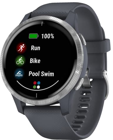 Garmin Venu GPS sportsklokke 43mm (granite blue)