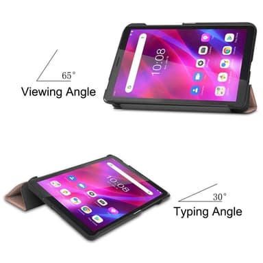 Trifoldbart deksel til Lenovo Tab M7 (3. generasjon) - Rose Gull