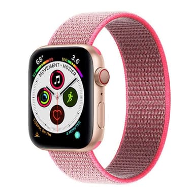 Apple Watch 6 (44mm) Nylon armbånd - Varm rosa
