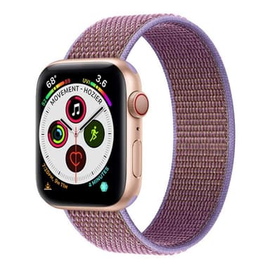 Apple Watch 6 (44mm) Nylon armbånd - Lilac