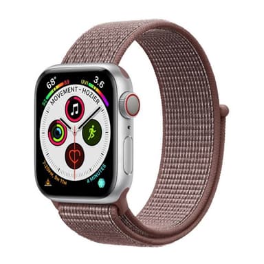 Apple Watch 6 (44mm) Nylon armbånd - Smoke Mauve