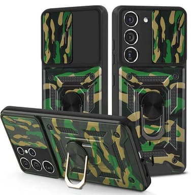Camo deksel 3i1 Samsung Galaxy S22  - Grønn