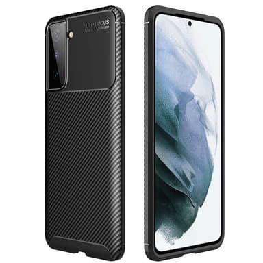 Karbon silikon Deksel Samsung Galaxy S22  - Svart