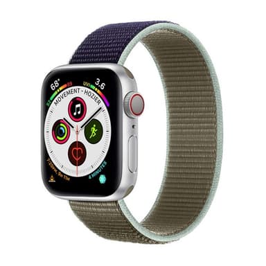 Nylon Armbånd Apple Watch 6 (40mm) - Khaki Blue
