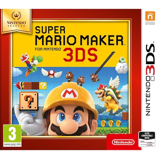 Super Mario Maker - Nintendo Selects (3DS)