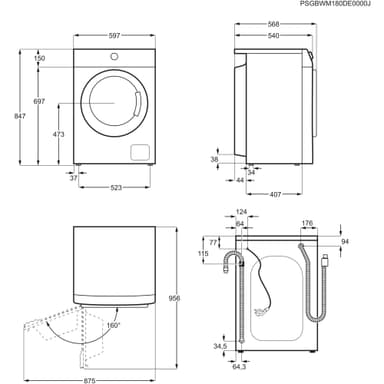 Electrolux Vaskemaskin EW2F3047R5