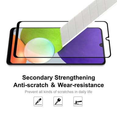 Samsung Galaxy A22 4G HAT PRINCE All-over Herdet glass Svart
