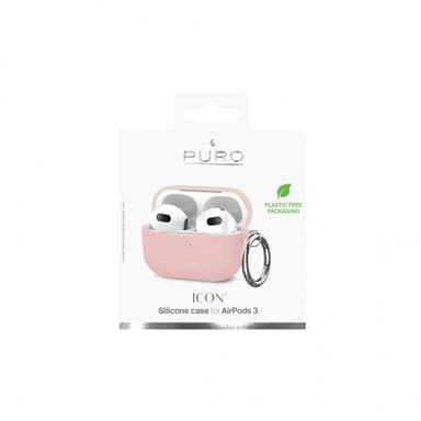 Puro AirPods 3 Deksel Icon Rosegull