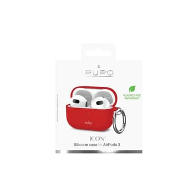 Puro AirPods 3 Deksel Icon Rød