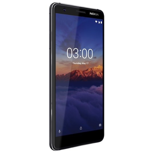 Nokia 3.1 (2018) smarttelefon (sort)