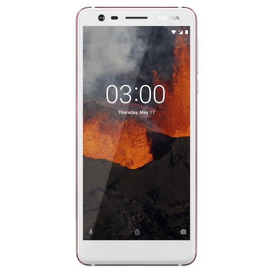 Nokia 3.1 (2018) smarttelefon (hvit)