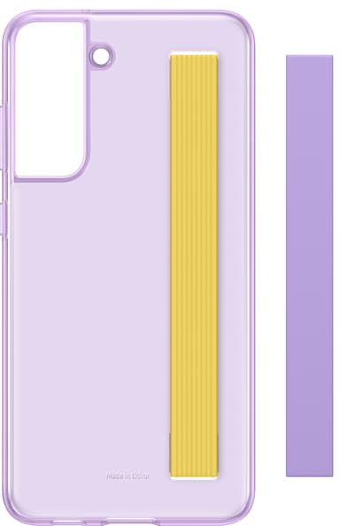 Samsung Galaxy S21 FE clear strap deksel (lavender)