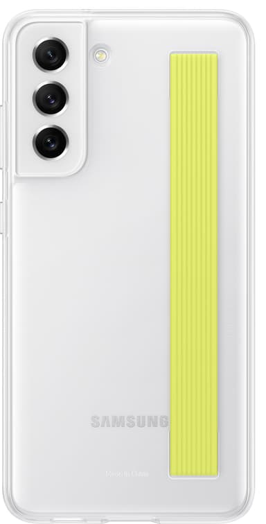 Samsung Galaxy S21 FE clear strap deksel (hvit)