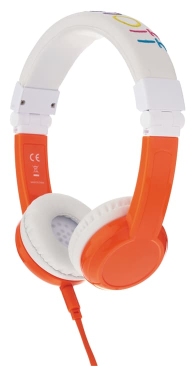 BuddyPhones Explore on-ear hodetelefoner (oransje)