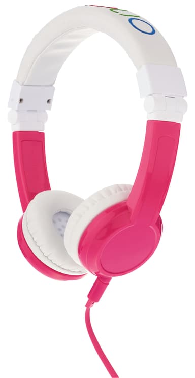 BuddyPhones Explore on-ear hodetelefoner (rosa)