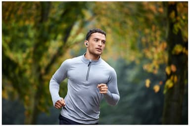 Jabra Elite 4-Active hodetelefoner (Navy)