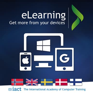 Online e-læring for Windows, Apple og Google systemer (12 måneder)