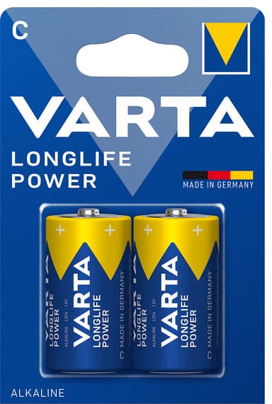 Varta Longlife Power C batteri (2-pakk)
