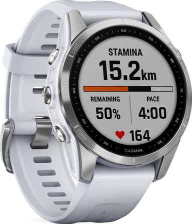 Garmin Fenix 7S smartklokke 42 mm (hvit)