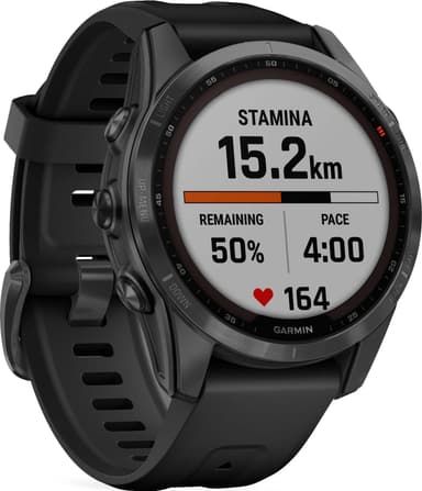 Garmin Fenix 7S Solar smartklokke 42mm (sort)