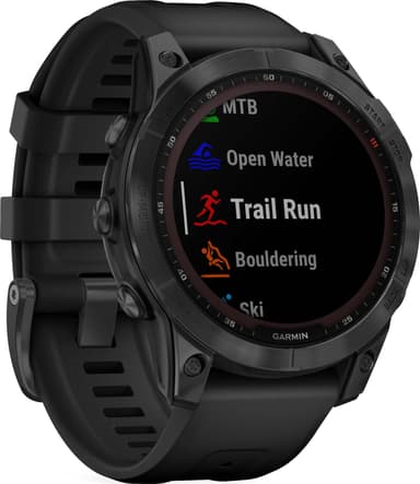 Garmin Fenix 7 Solar smartklokke 47mm (sort)