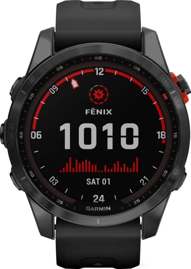 Garmin Fenix 7S Solar smartklokke 42mm (sort)