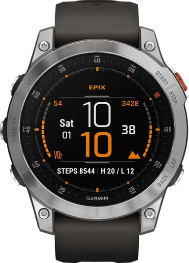 Garmin epix (Gen 2) AMOLED smartklokke 47mm (grå)