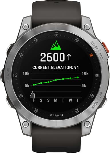 Garmin epix (Gen 2) AMOLED smartklokke 47mm (grå)