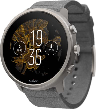 Suunto 7 titanium multisportsklokke 50mm (steingrå)