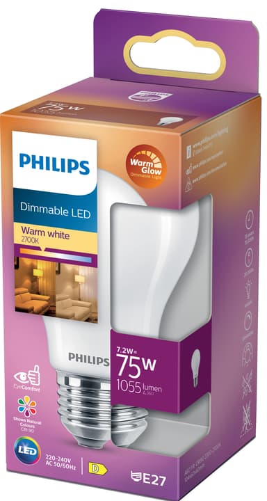 Philips Classic LED lyspære 7W E27