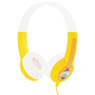 BuddyPhones Standard on-ear hodetelefoner (gul)